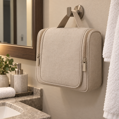 Canvas Hanging Toiletry Bag