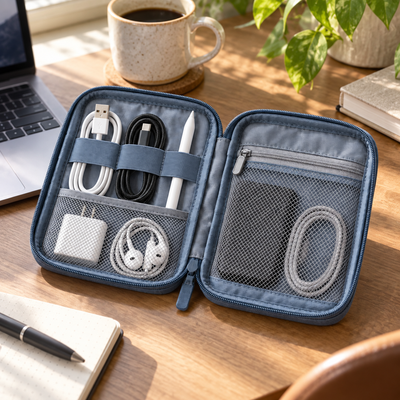 Travel Electronics Cable Pouch