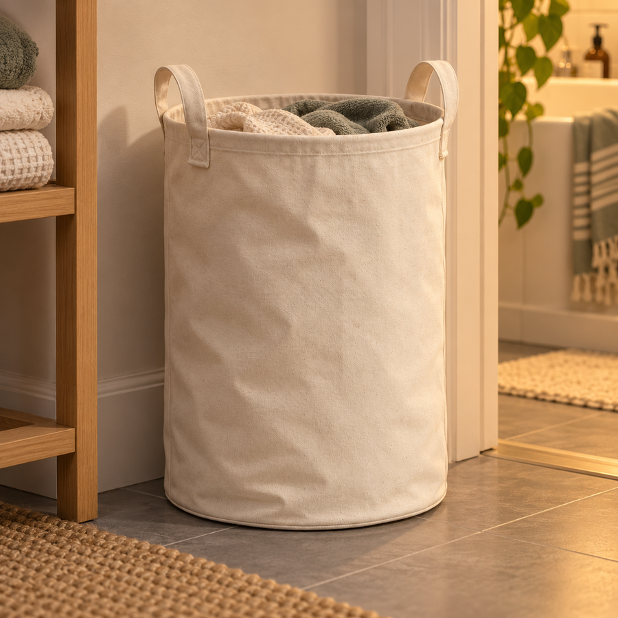 Collapsible Canvas Laundry Hamper