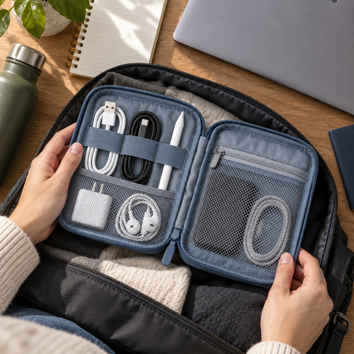 Travel Electronics Cable Pouch