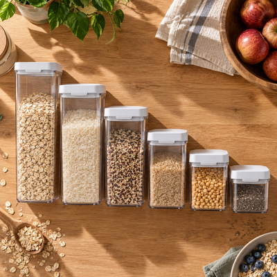 Pantry Containers with Lids Set of 6